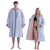 Annox Change Robe LTD in cool beige, unisex long poncho with hood.