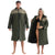 Annox Change Robe LTD in olive, unisex waterproof poncho with hood.