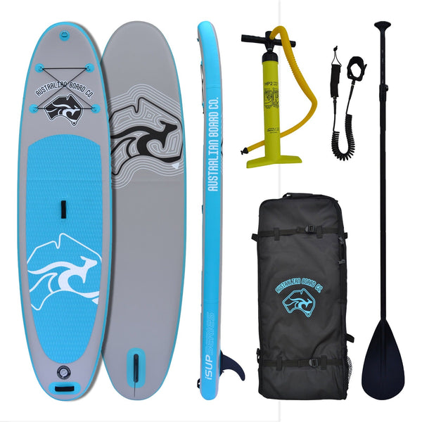 10ft 6 Inflatable Stand Up Paddle (i SUP) Double-Layer Board Package by Australian Board Co