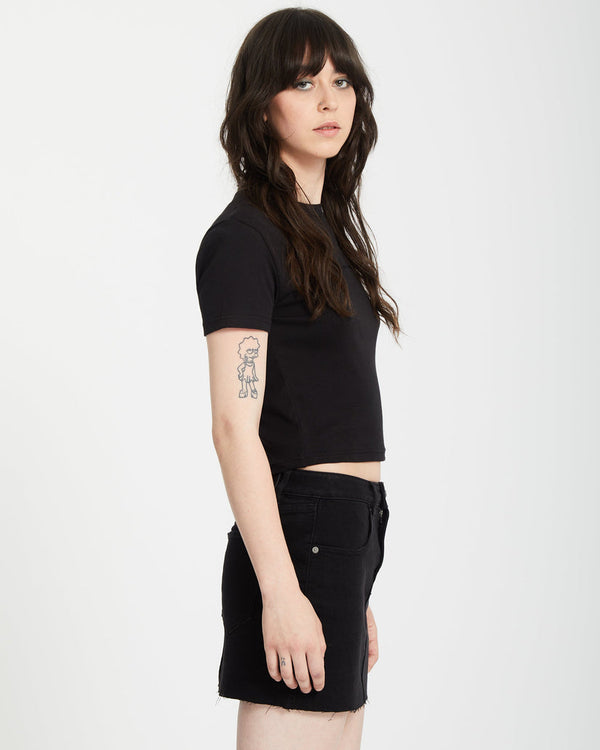 Volcom stone Tight Crop T-Shirt