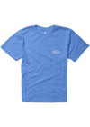 Blue Vissla Offshore Pleasure Boys Tee with minimalist front logo.