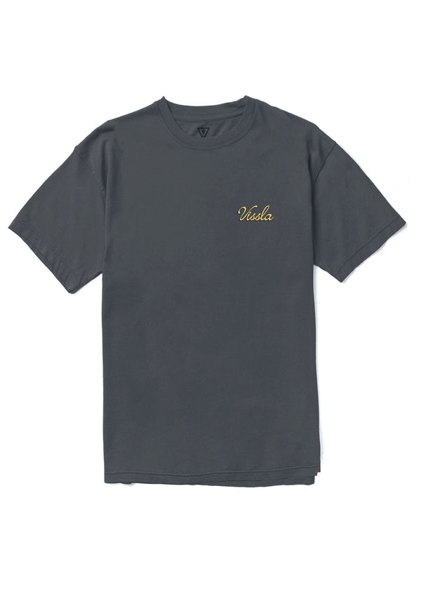 Vissla Skull Isle Boys Tee in Dark Denim, view 2