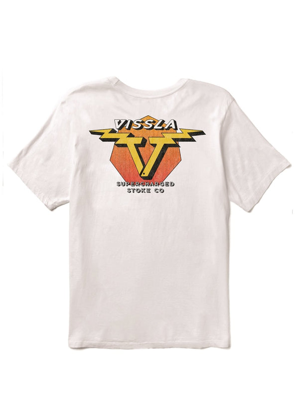 Vissla Supercharged Boys Tee in White