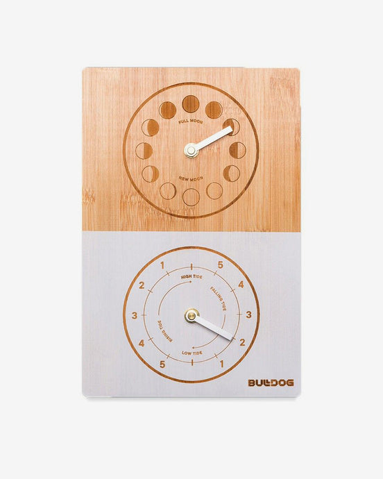 Bulldog Tide Clock Double Dial