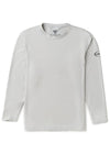 Vissla Youth Pro Comp Ls Sun Shirt in Storm Grey, view 3