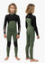 Vissla 7 Seas boys 3-2 full chest zip wetsuit