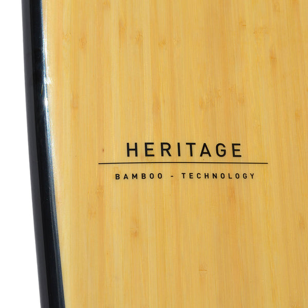 9ft 6 Bamboo Round Pin Tail Longboard Surfboard