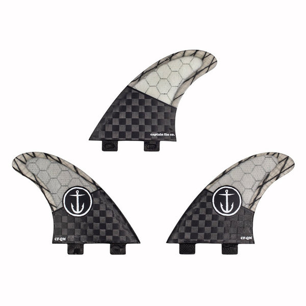 Captain Fin Co - CF Quickness Tri - SM/MD/LG - Black (FCS)