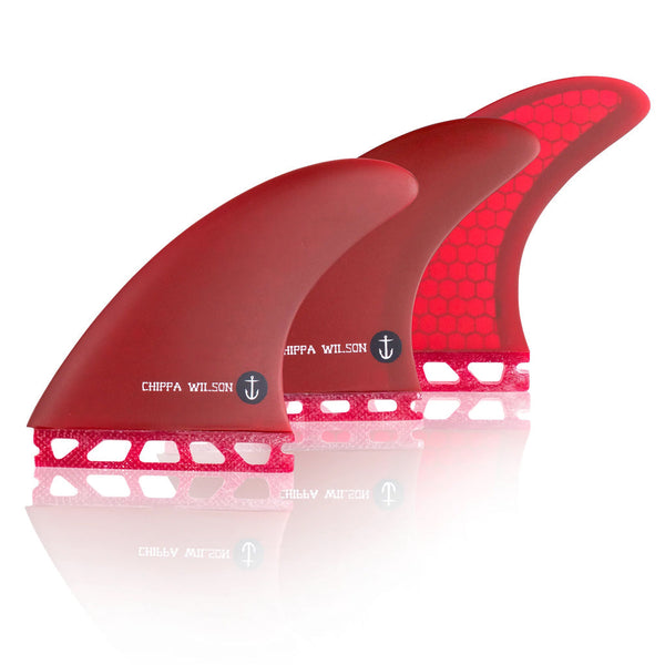 Captain Fin Co - Chippa Wilson New Bones Tri - Large - Burgundy (Futures)