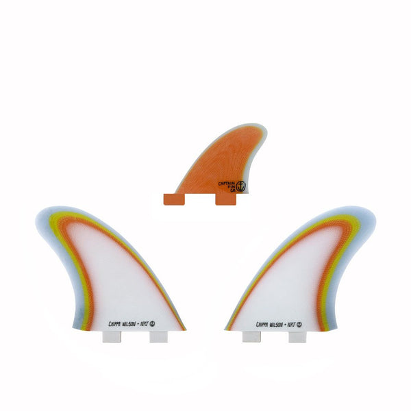 Captain Fin Co - Chippa Wilson + NPJ Twin Especial + Trailer - Large - Orange (FCS)