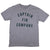 Captain Fin Co - College Tee - Heather Grey