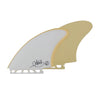 Captain Fin Co - Mikey February Twin Keel - Large - White (Futures)