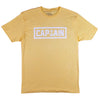 Captain Fin Co - Naval Captain Tee - Yellow