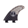 Captain Fin Co - CF Quickness Tri - SM/MD/LG - Black (Snap-In / FCS II)