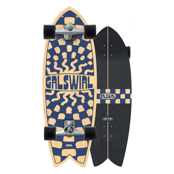 Carver Skateboards - 29.25" GrlSwirl Swirlcheck - CX Complete