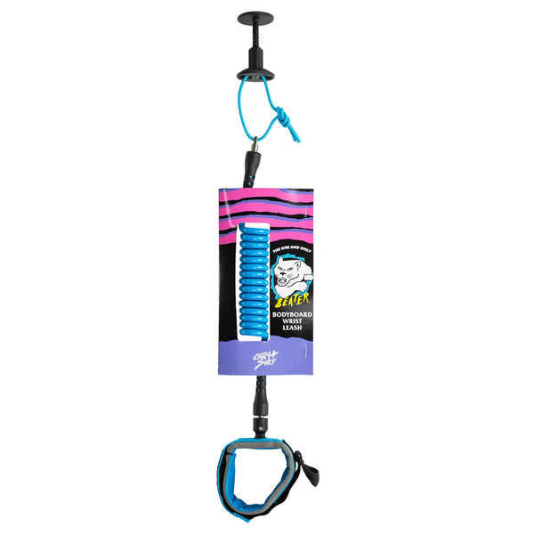 Catch Surf - Beater Bodyboard Leash - Light Blue & Grey