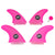 Catch Surf - Ultra Hi-Perf Quad Fin Kit - Pink
