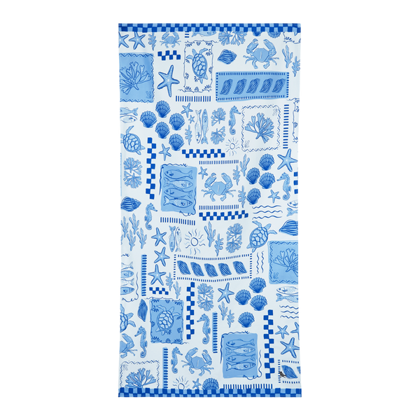 XL Grecian Shores Beach Towel