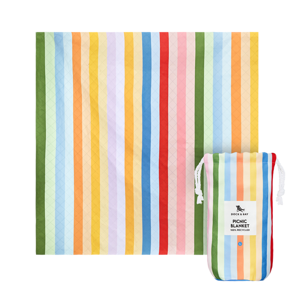Candy Stripes Picnic Blanket