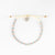 Pineapple Island Avalon clay beaded anklet with pastel beads and charm.