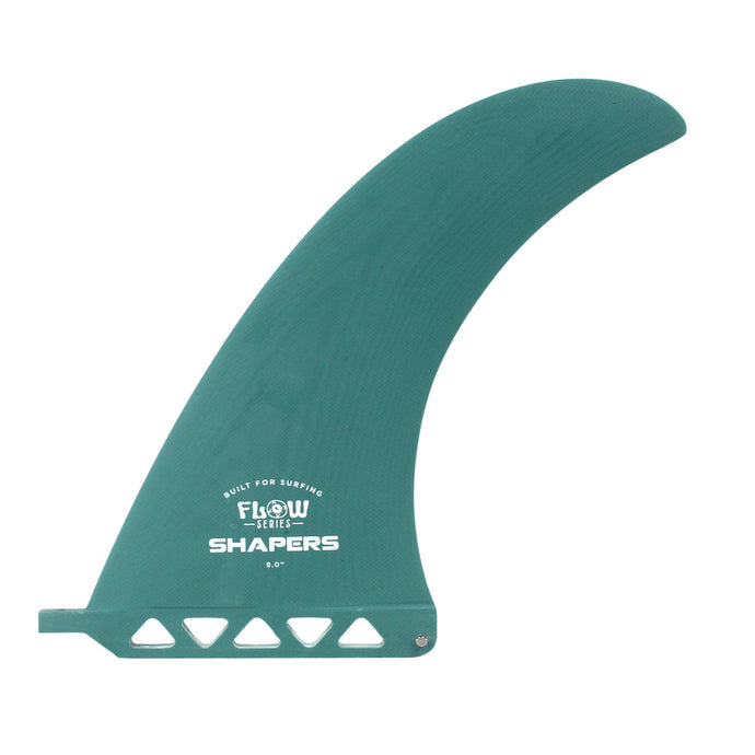 Shapers 9" Flow Series Longboard Fin - Seafoam