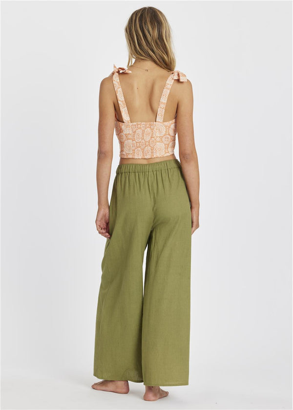 Sisstr Always Golden Woven Tank