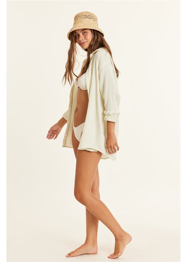 Sisstrevolution Mile Long Sleeve Woven Top