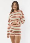 Sisstrevolution Choppy Friday Knit Sweater - Rust