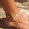 Pineapple Island Giada Cinta Pearl Beaded Surf Anklet
