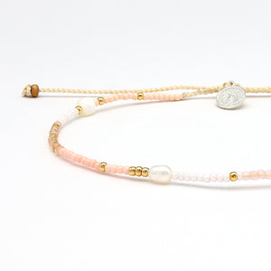 Pineapple Island Giada Cinta Pearl Beaded Surf Anklet