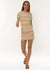 Sisstrevolution Cliff Drive SS Knit Dress - Apricot Crush