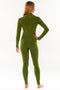Sisstrevolution 7 Seas 5/4 Chest Zip Full wetsuit - Green