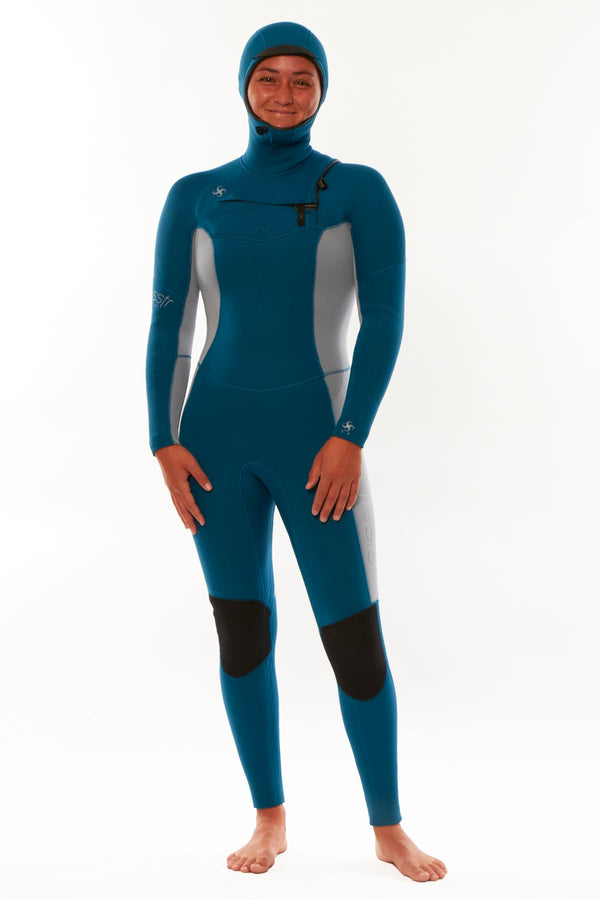 Sisstrevolution My seas 5/4 Hooded Chest Zip Full Wetsuits