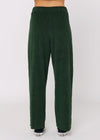 Back view of Sisstrevolution Sofia Pant in North Green, relaxed-fit ladies trousers.