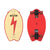 Hamboards - 24" The Biscuit - Red Bolt