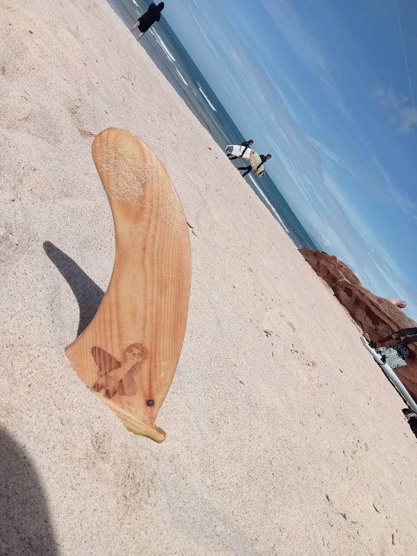 Wooden Surfboard Fin