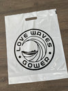 Love Waves Gower Plastic Bag