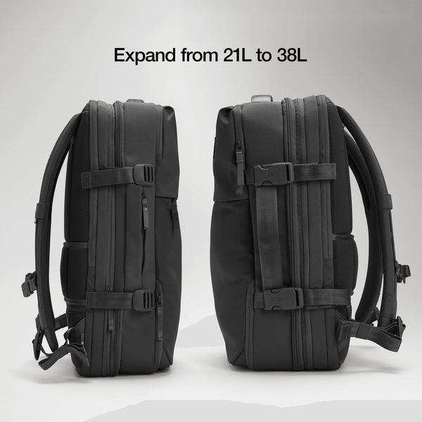 INCASE A.R.C. Travel Pack With ReSpun 100% Recycled Polyester 38L - Black
