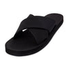 Indosole - Mens Sandals - ESSNTLS Cross - Black