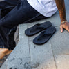 Indosole - Mens Flip Flops - Easy Living - Black