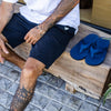 Indosole - Mens Flip Flops - Easy Living - Shore