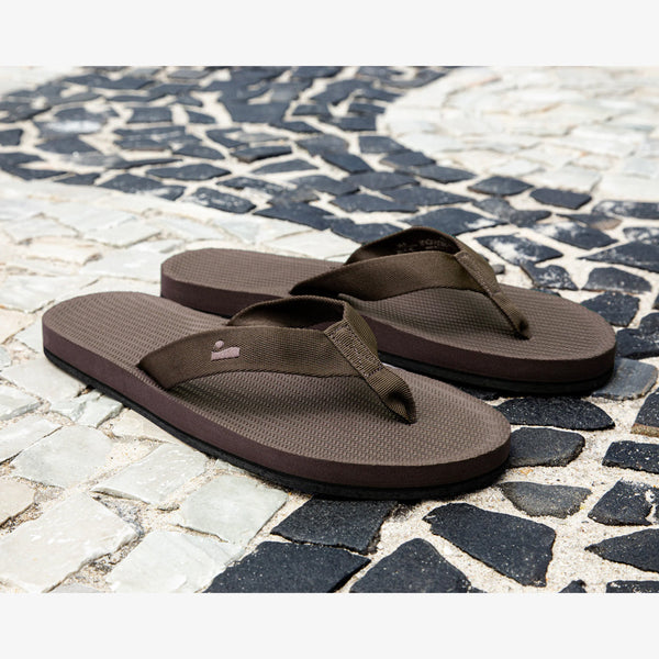 Indosole - Mens Flip Flops - Easy Living Lite - Soil