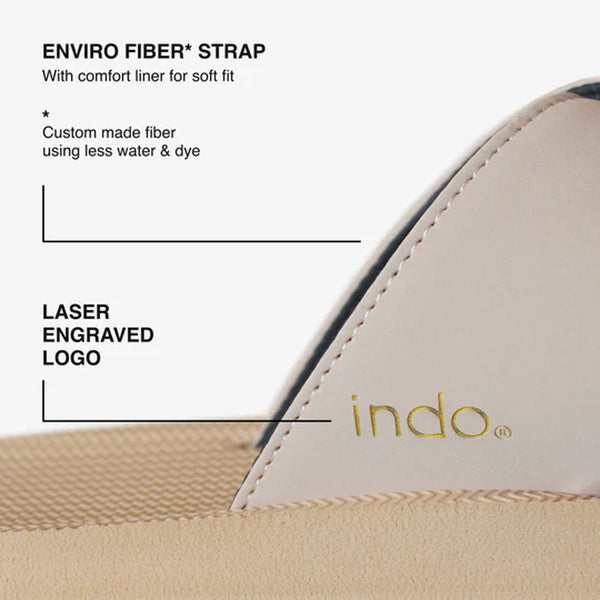 Indosole - Womens Sandals - ESSNTLS Cross - Soil Light
