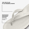 Indosole - Womens Flip Flops - Easy Living - Sea Salt