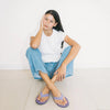 Indosole - Womens Flip Flops - Easy Living Lite - Purple Haze