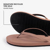 Indosole - Womens Flip Flops - ESSNTLS - Rust