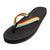 Indosole - Womens Flip Flops - Easy Living - Rainbow
