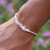 Pineapple Island Love Is Here Natural Stone Bracelet - Turquoise