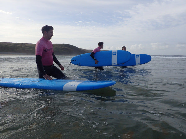 7ft x 25in Beginner Surf School / Rental Softboard Surfboard- EXTRA WIDE (SSR)