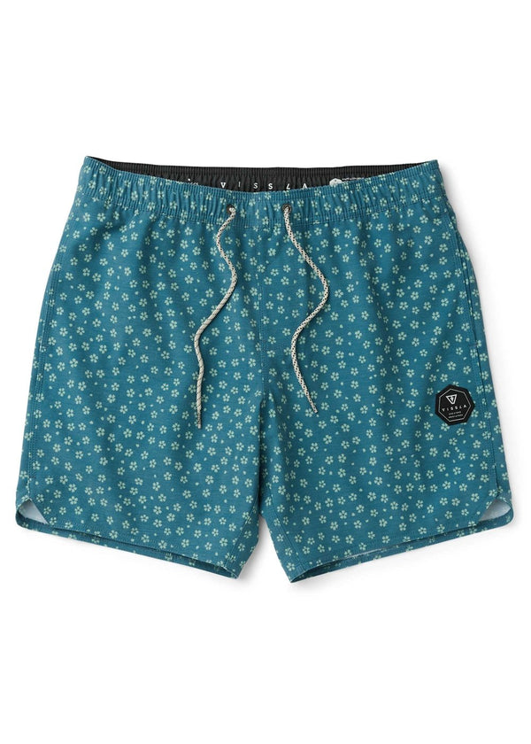Vissla Bongos 16.5" Ecolastic Boardshort in Tidal Blue